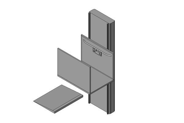 Handicapped Lift for Enclosure