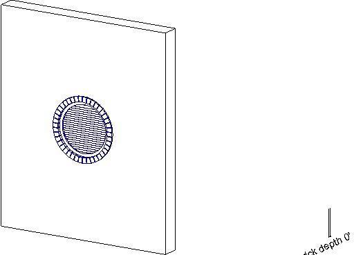 Round Louver with Brick Trim