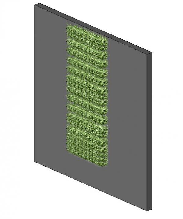 Revitcity Com Object Green Wall Living Plant - Living Plant Wall Revit