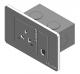 1-Gang Outlet, 1x15A for Telephone