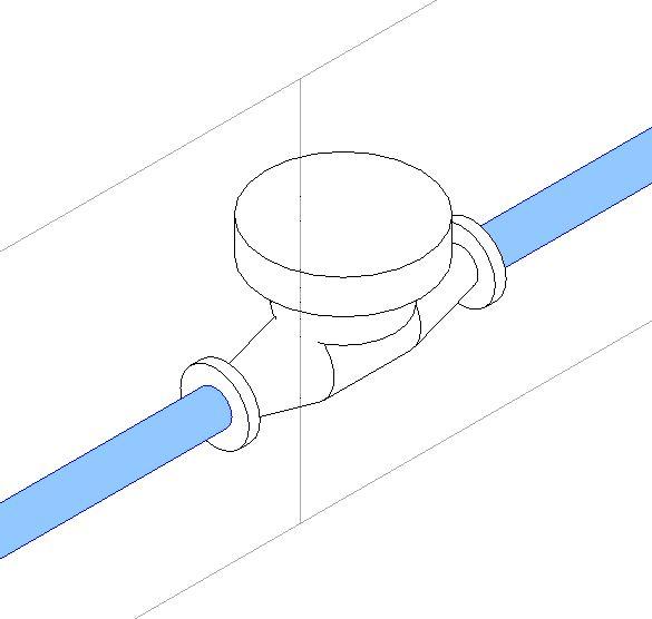 Hidrometro simples - Simple water meter