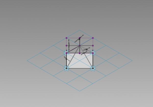 Parametric pattern based space truss element