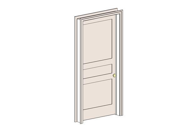 Masonite Crown 3 Panel Square