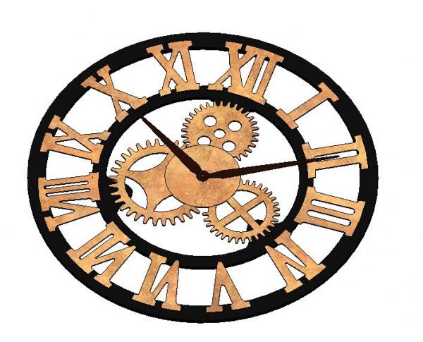 Nosiva Industrial Wall Clock