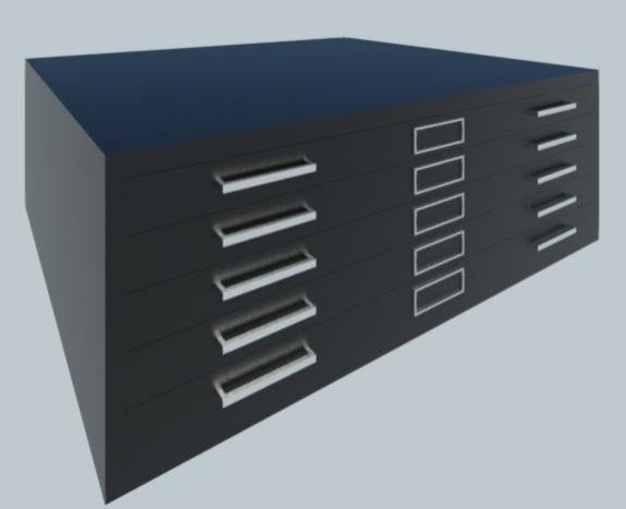 5 Drawer Plan Cabinet