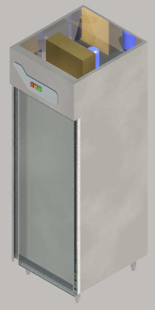 Reach in Stand Refrigerator one Door