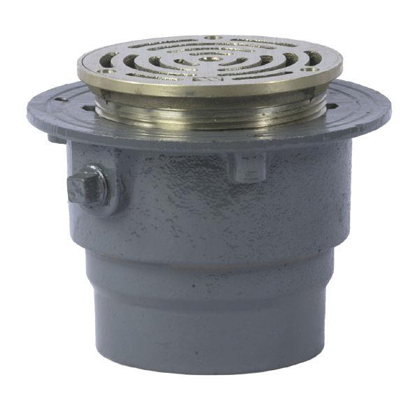 Floor Drain with Round Heavy Duty Strainer - FD-200-B