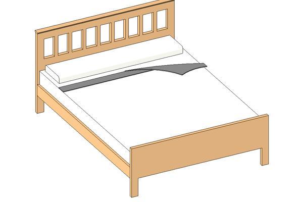 Shaker Bed - Parametric [Turned down sheets]