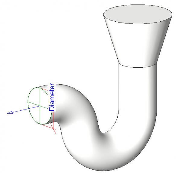Commercial Kitchen P-Trap