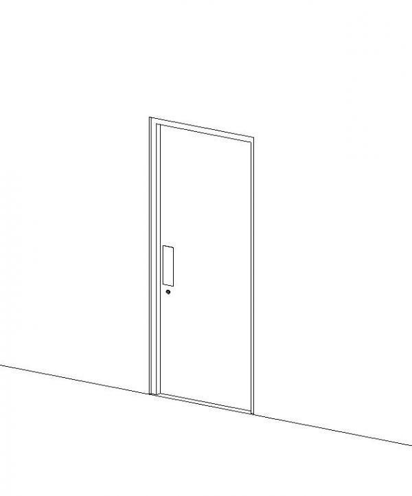Object Toilet_Door_with_Push_Plate