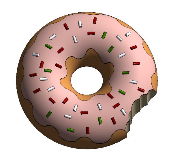 Eatten Sprinkle Donut