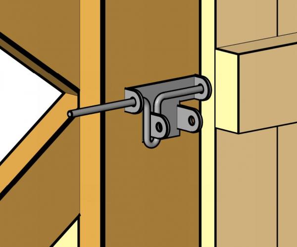 Gate Bolt Latch