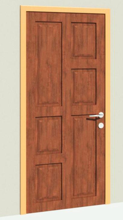 Flush Door With Design