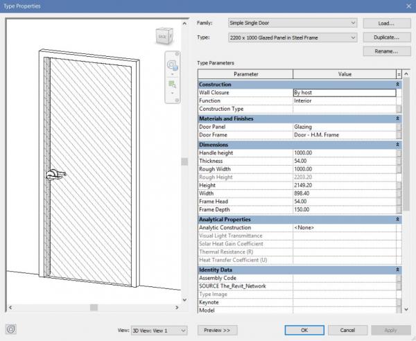 Free Door Unit from The_Revit_Network