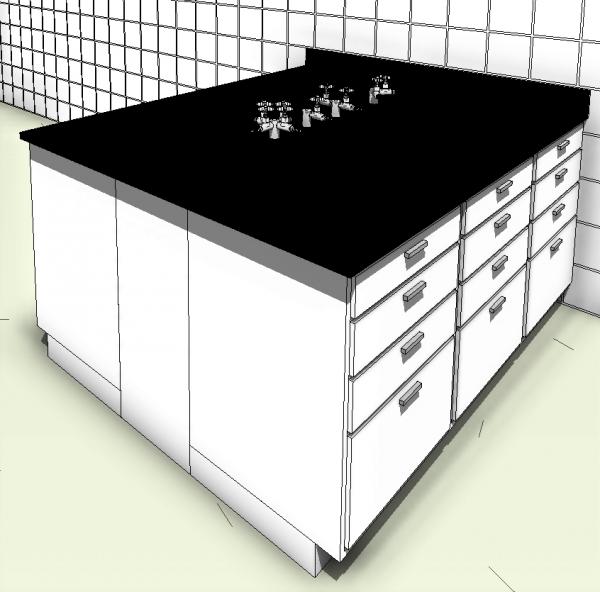 Laboratory Gas Fitting - Deck-Mounted