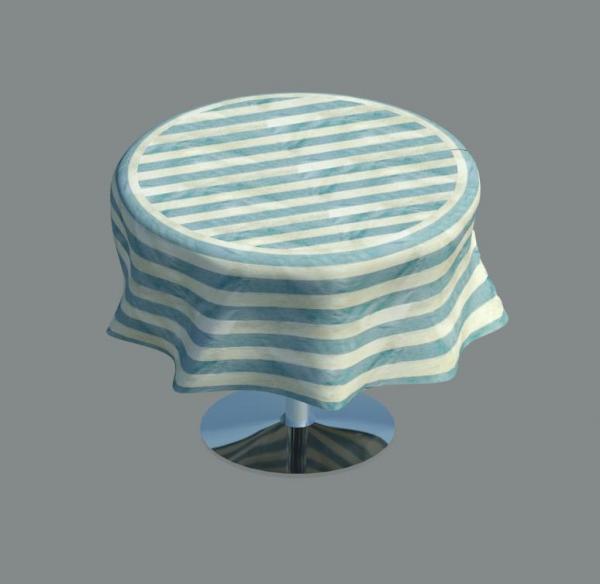 Table with cloth