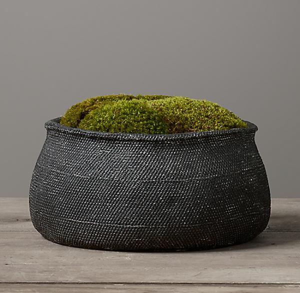 Crosshatched Concrete Vessel- Medium (RH)