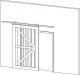 Barn Door 60 wide x 80 tall one door