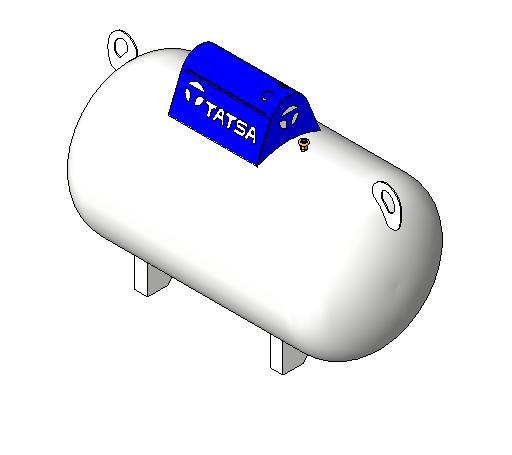 Tanque estacionario TATSA 300 lts