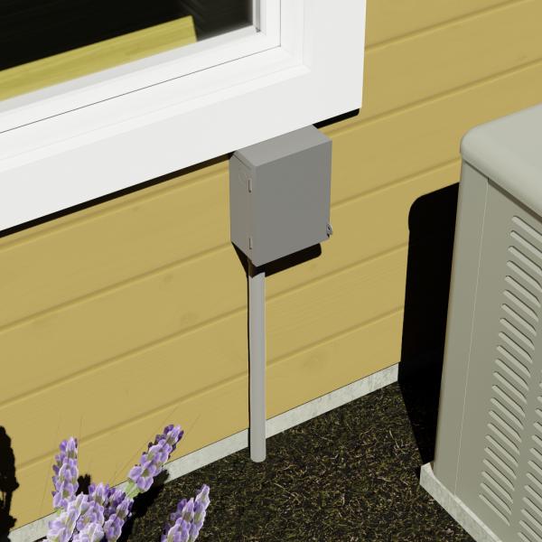 5 x 7 Single Breaker Box_surface mount