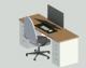 IKEA Desk (Alex Drawers + Karlby Kitchen Top)