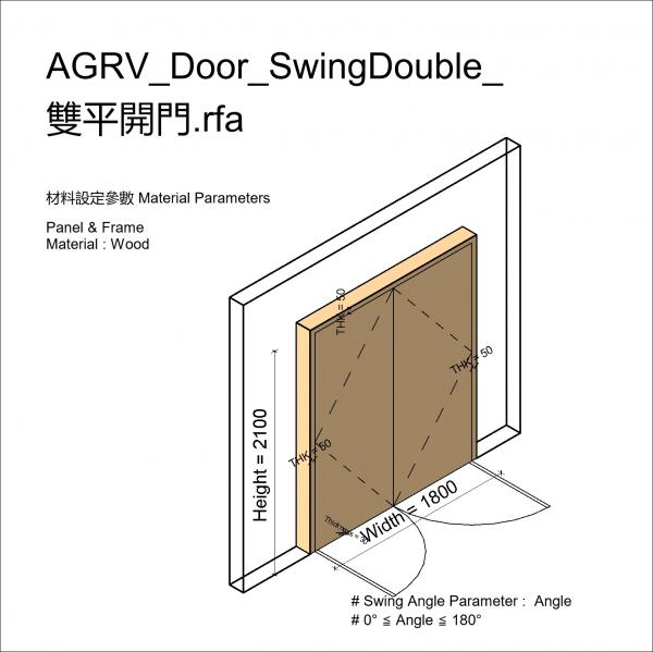 AGRV_Door_SwingDouble_雙平開門