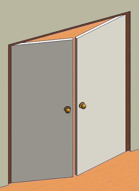 Double Door with Angle (TB_200518)