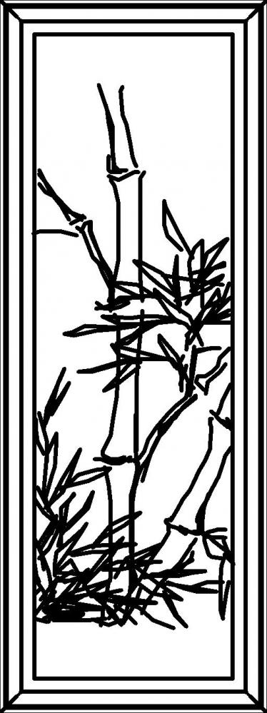 Painting with artwork visible in elevations and 3D views. #2