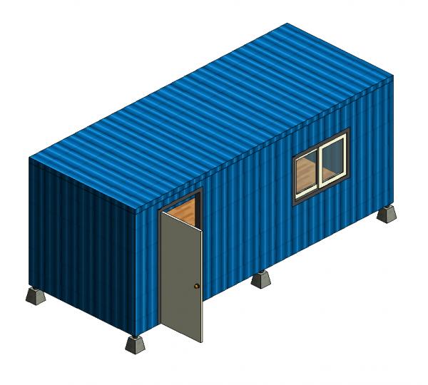 Office Container W or WO Base (TB_200519)