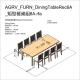 AGRV_FURN_DiningTableRec8A_矩型餐桌組8A