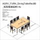 AGRV_FURN_DiningTableRec8B_矩型餐桌組8B