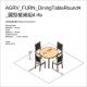 AGRV_FURN_DiningTableRound4_圓型餐桌組4