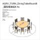 AGRV_FURN_DiningTableRound8_圓型餐桌組8