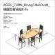 AGRV_FURN_DiningTableOval6_橢圓型餐桌組6