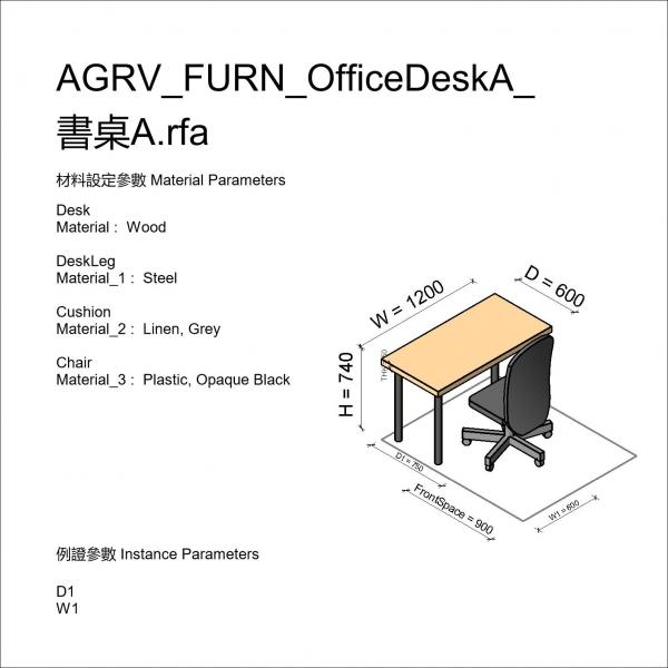 AGRV_FURN_OfficeDeskA_書桌curse