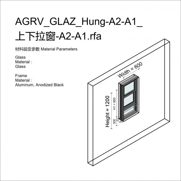 AGRV_GLAZ_Hung-A2-A1_上下拉窗-A2-A1