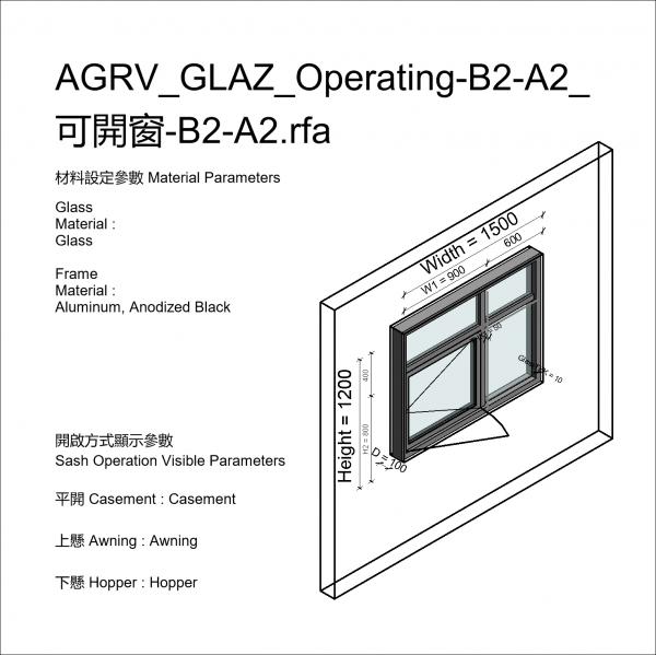 AGRV_GLAZ_Operating-B2-A2_可開窗-B2-A2
