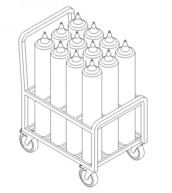 12 Cylinder Cart