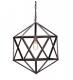 RESTORATION HARDWARE STEEL POLYHEDRON PENDANT