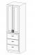 Tall Cabinet - Double Door Single Drawer
