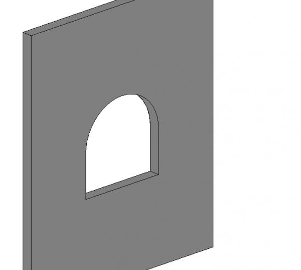 Parametric arched opening