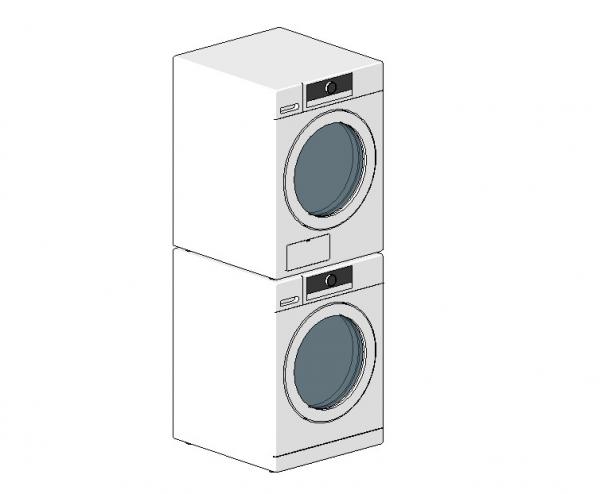 Laundry - Compact Stacked Washer/Dryer - Whirlpool