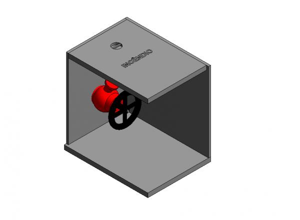 Hidrante de Recalque com Caixa Metálica