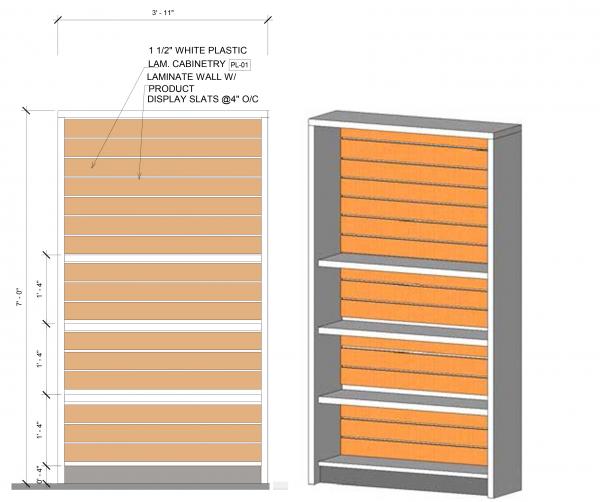 RECEPTION DISPLAY SINGLE