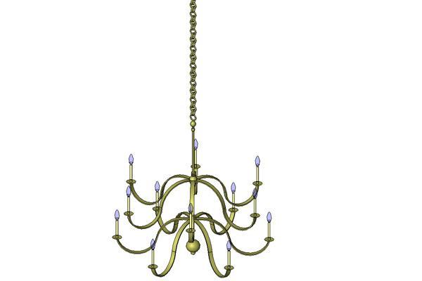 Iron Chandelier