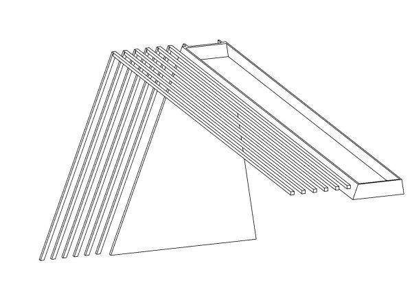 up and over ceiling detail