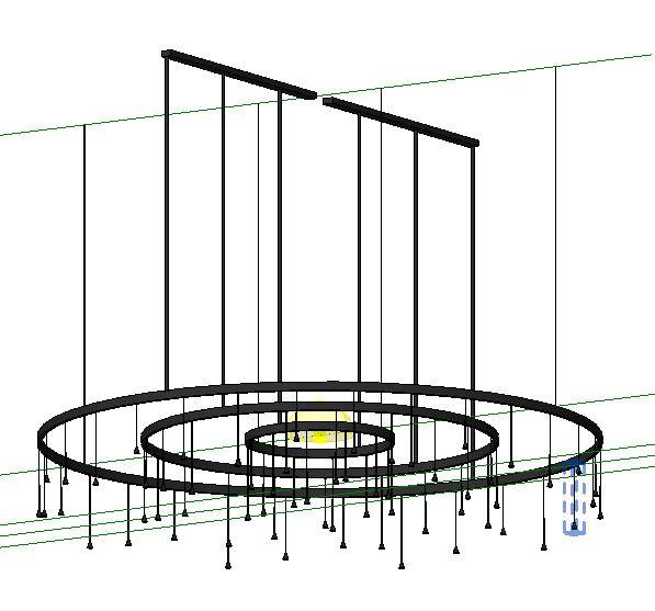 Skybell MultiLight Circle Chandelier