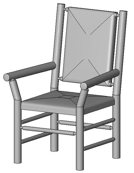 Old Hickory - 608C Arm Chair