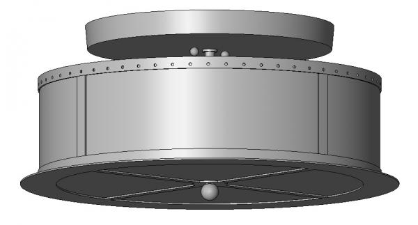MT 16in Smythe Craftsman Flushmount