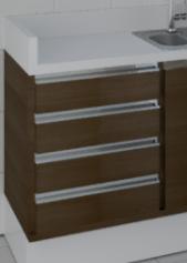 Armário Cozinha Paramétrico - Modelo 05